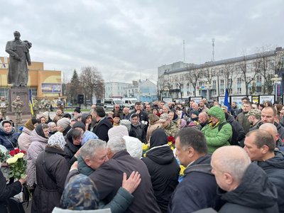 З військовим Павлом Потапчуком попрощались у Рівному