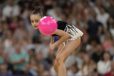 Таїсія Онофрійчук у фіналі Олімпіади-2024 у Парижі, художня гімнастика, особисте багатоборство Таїсія Онофрійчук у фіналі Олімпіади-2024 у Парижі, художня гімнастика, особисте багатоборство