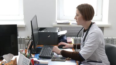Після обстеження, за словами лікарки, пацієнтам розкажуть про їх стан та можливі ризики для здоров’я, лютий 2026 року, Хмельницький Після обстеження, за словами лікарки, пацієнтам розкажуть про їх стан та можливі ризики для здоров’я, лютий 2026 року, Хмельницький