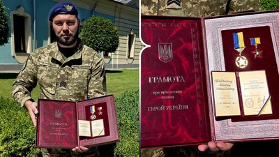 Військовому з Рівненщини Дмитру Грабовському присвоїли звання Героя України Військовому з Рівненщини Дмитру Грабовському присвоїли звання Героя України