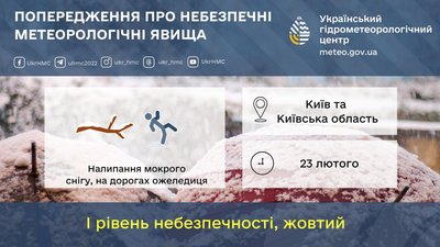 У Києві та області очікується погіршення погоди: синоптики оголосили І рівень небезпечності У Києві та області очікується погіршення погоди: синоптики оголосили І рівень небезпечності