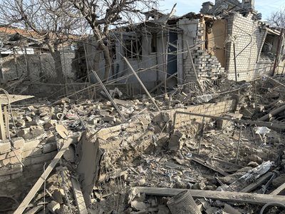 Херсон, обстріли, січень 2025, авіаудар, будинок