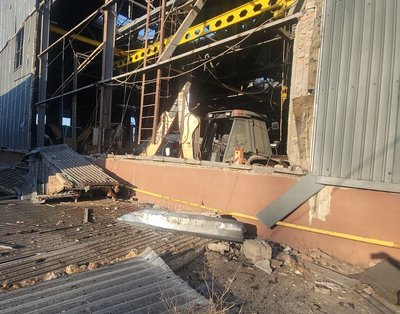 Російський дрон влучив у промисловий об'єкт в Одеському районі