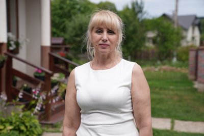 Наталія Лещенко, сестра Ігоря, боєць, 128 ОВМБр, Дике Поле, Франківщина Наталія Лещенко, сестра Ігоря, боєць, 128 ОВМБр, Дике Поле, Франківщина