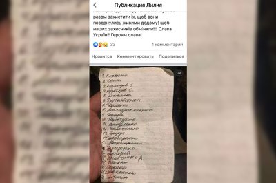 Список військових, які ймовірно потрапили в полон Список військових, які ймовірно потрапили в полон