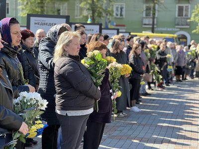 З військовим Ярославом Стрихарчуком попрощалися у Рівному З військовим Ярославом Стрихарчуком попрощалися у Рівному
