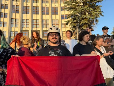Акція протесту, закон щодо НАБУ і САП, Тернопіль, липень 2025 Акція протесту, закон щодо НАБУ і САП, Тернопіль, липень 2025