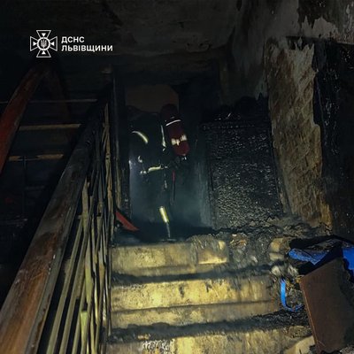 Пожежа у будинку на вул. Левандівській Пожежа у будинку на вул. Левандівській
