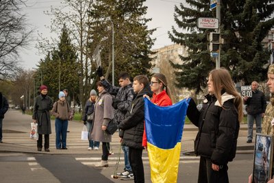 "У пам'ять про Степа": у Вінниці провели персоналізовану хвилину мовчання "У пам'ять про Степа": у Вінниці провели персоналізовану хвилину мовчання