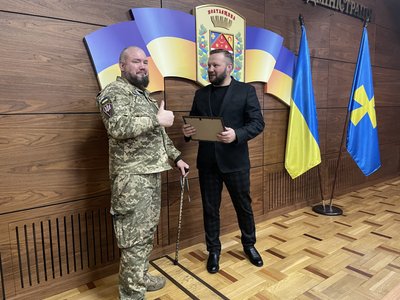 Ветерани війни з Полтавщини отримали чергові сертифікати на житло Ветерани війни з Полтавщини отримали чергові сертифікати на житло