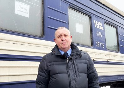Мирослав Коваль, начальник залізничної станції "Калуш", "вагон незламності", Івано-Франківщина Мирослав Коваль, начальник залізничної станції "Калуш", "вагон незламності", Івано-Франківщина