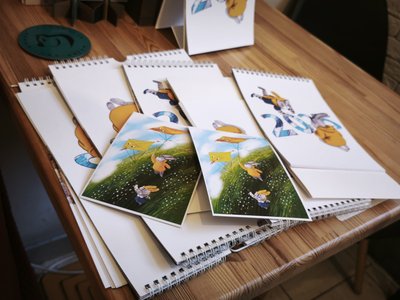 Ілюстраторка Леся Бельдій з Дніпра створила патріотичний календар, який можна придбати за донат Ілюстраторка Леся Бельдій з Дніпра створила патріотичний календар, який можна придбати за донат