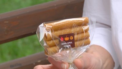Для зберігання пастили Юлія Кацалап використовує герметичну упаковку Для зберігання пастили Юлія Кацалап використовує герметичну упаковку