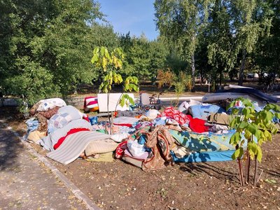 Сумський пансіонат для літніх людей: другий день після обстрілу