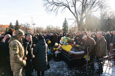В Ужгороді попрощалися із полеглим захисником Михайлом Шуляковським