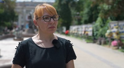 Галина Мельник, дружина полеглого воїна, Андрій Мельник, історія бійця, Тернопіль, липень 2025 Галина Мельник, дружина полеглого воїна, Андрій Мельник, історія бійця, Тернопіль, липень 2025