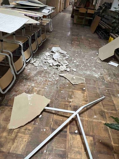 Унаслідок атаки постраждали дві школи та Палац дитячої творчості в Одесі