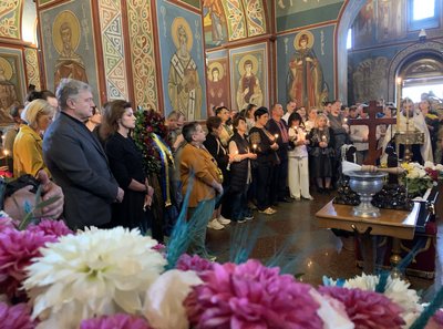 У Києві у Михайлівському соборі прощаються з релігієзнавцем Ігорем Козловським У Києві у Михайлівському соборі прощаються з релігієзнавцем Ігорем Козловським