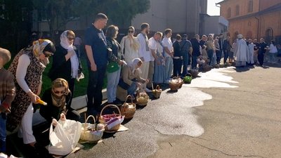Великдень у Кропивницькому: у храмах освячують великодні кошики