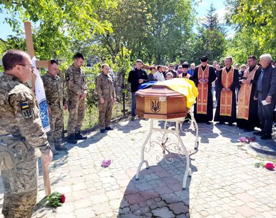 Прощання із Євгеном Сиротюком, ССО, похорон
