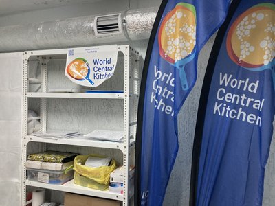 Їдальня в укритті економічного університету Їдальня в укритті економічного університету