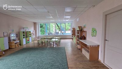 У Дніпрі відновили дитсадок, який було пошкоджено після атаки РФ У Дніпрі відновили дитсадок, який було пошкоджено після атаки РФ