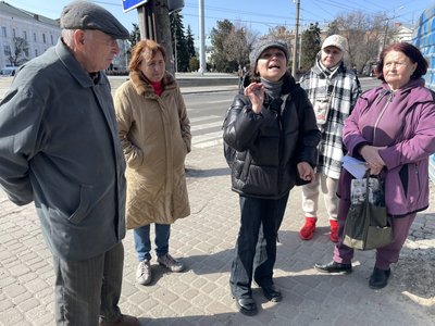 У Полтаві люди протестували проти судової влади та двоставкового тарифу за тепло