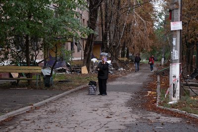 Пошкоджені через постійні обстріли багатоповерхівки в одному із районів Краматорська. Донеччина, вересень 2026 року Пошкоджені через постійні обстріли багатоповерхівки в одному із районів Краматорська. Донеччина, вересень 2026 року