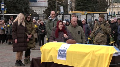 З військовим Миколою Савосіком попрощалися у Рівному З військовим Миколою Савосіком попрощалися у Рівному