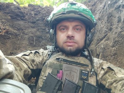 Любомир Касянчук, служба в ЗСУ, окоп Любомир Касянчук, служба в ЗСУ, окоп