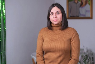 Галина - дружина військового Івана Молдована Галина - дружина військового Івана Молдована