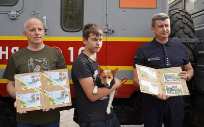 В Ужгороді погасили марку "Пес Патрон" В Ужгороді погасили марку "Пес Патрон"
