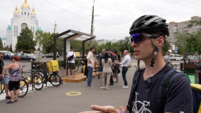 У Чернігові на проспекті Левка Лук'яненка на місці автостоянки відкрили велопростір У Чернігові на проспекті Левка Лук'яненка на місці автостоянки відкрили велопростір