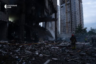 У Києві збільшилася кількість загиблих внаслідок атаки РФ У Києві збільшилася кількість загиблих внаслідок атаки РФ