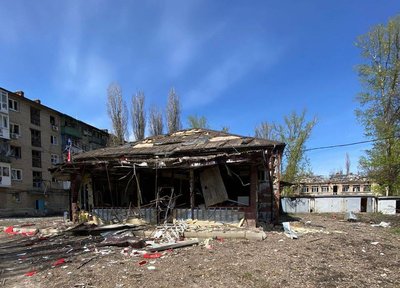 Наслідки обстрілів Донеччини. Фото: поліція Донеччини Наслідки обстрілів Донеччини. Фото: поліція Донеччини