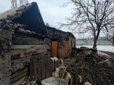 Наслідки обстрілів Донеччини 1 квітня. Фото: Telegram / Павло Кириленко