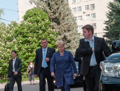 Президентка Литви Даля Грибаускайте Президентка Литви Даля Грибаускайте