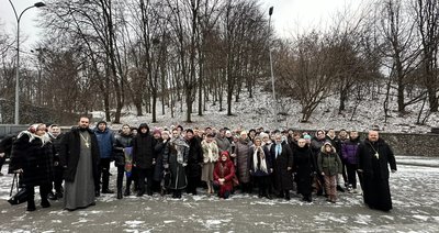 Понад сто прочан ПЦУ з Рівненщини долучилися до різдвяної служби в Києво-Печерській лаврі