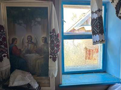 На Нікопольщині через обстріл був пошкоджений храм УПЦ На Нікопольщині через обстріл був пошкоджений храм УПЦ