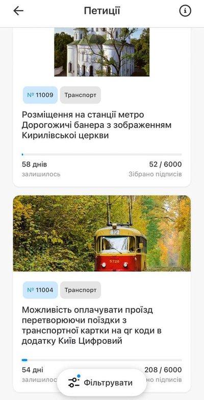 Голосувати за електронні петиції відтепер можна у "Київ Цифровий" Голосувати за електронні петиції відтепер можна у "Київ Цифровий"
