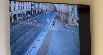 Скріншот з відео камер спостереження Скріншот з відео камер спостереження