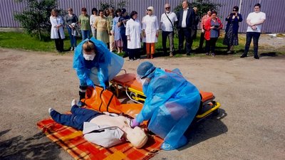 У Кропивницькому медики тренувались на випадок спалаху холери У Кропивницькому медики тренувались на випадок спалаху холери