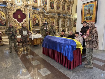 У Полтаві попрощалися із військовим Андрієм Сіробабою