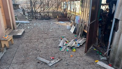 пошкоджений будинок наслідки російського обстрілу Слов’янськ Донецька область 22 січня 2025 рік пошкоджений будинок наслідки російського обстрілу Слов’янськ Донецька область 22 січня 2025 рік