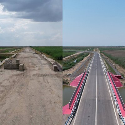 На Одещині завершили капітальний ремонт мосту через канал Кофа На Одещині завершили капітальний ремонт мосту через канал Кофа