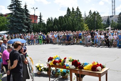 Прощання з молодшим сержантом Олександром Марчуком з Хмельниччини Прощання з молодшим сержантом Олександром Марчуком з Хмельниччини