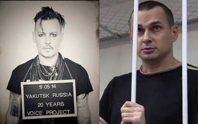 Джонні Депп підтримав Олега Сенцова Джонні Депп підтримав Олега Сенцова