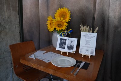 Акція "Стіл пам’яті", Франківськ, Слава Камінський, Богдан Мамалига Акція "Стіл пам’яті", Франківськ, Слава Камінський, Богдан Мамалига