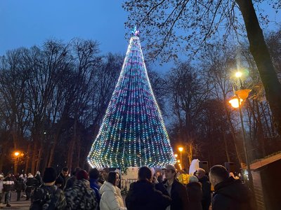Ялинка, парк, ярмарок, Франківськ Ялинка, парк, ярмарок, Франківськ