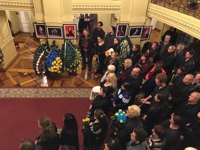 У Києві попрощалися з загиблим солістом балету Нацопери Олександром Шаповалом